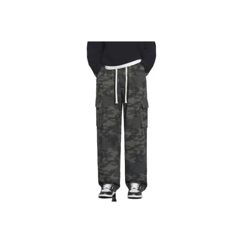 FAIRWHALE Камуфляж Унисекс Джинсы