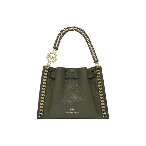 MICHAEL KORS Mina Кожа Сумка через плечо Сумка Маленькая Женская Оливково-зеленая