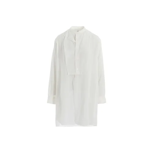 Yohji Yamamoto Y'S Fw25 Хлопок VIYELLA Передняя часть Тряпочка Рубашка Женская