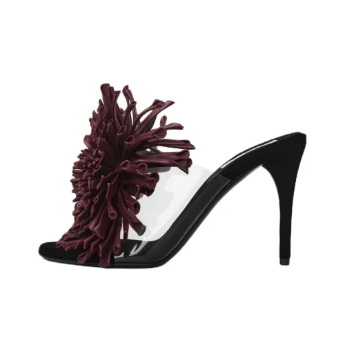 Alaia Слипоны 9 см Женские Фиолетовые