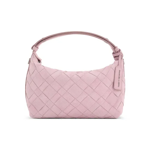 CHARLES KEITH Сумка-ланчбокс из синтетической кожи маленькая женская песочного цвета хлопковый конфетный розовый