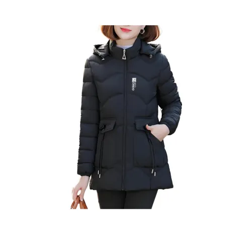 The Temptation Of The Muse Повседневный Воротник-стойка С капюшоном Пальто Пуховая куртка Женская