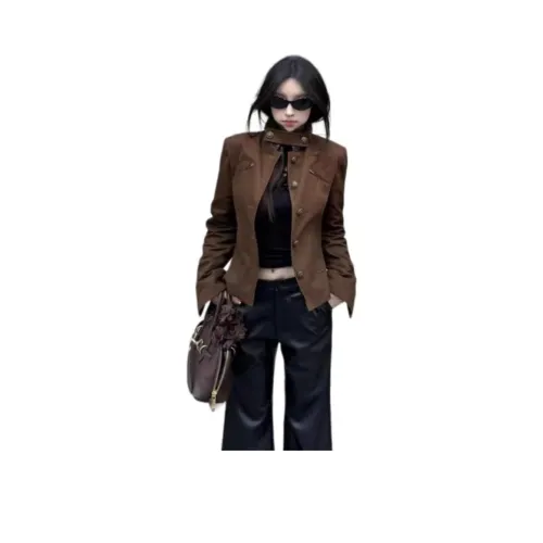 HKPXR Кофе Женские Куртки