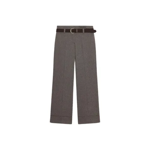 ZARA Коричневые Женские Повседневные Штаны