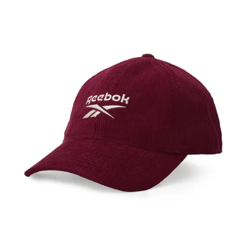 Reebok Хлопок Кепки Унисекс Бордовый Хаки