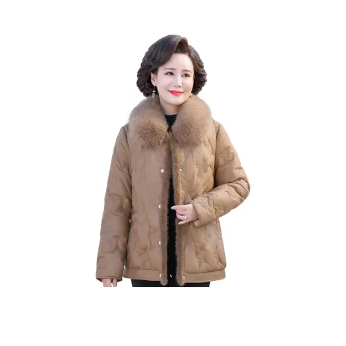 Yalu Лисий мех Ожерелье-чокер Пуховик Женские