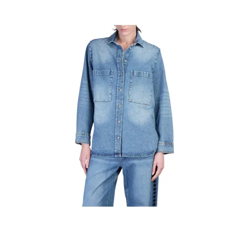 IRO NIGHT Синий Женские Джинсовые Куртки