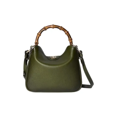GUCCI Diana Полиуретан Сумка через плечо Сумка Женская Зеленая