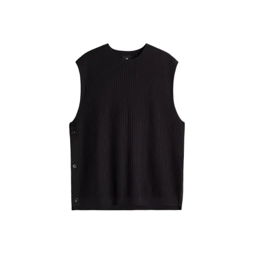 H M Мужские майки черного цвета