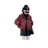 Red Cotton Down Jacket  
Красная хлопковая пуховая куртка