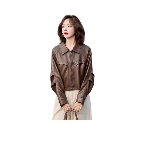 PIERRE CARDIN Кожа Куртка Женская