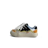 Белый, черный, оранжевый