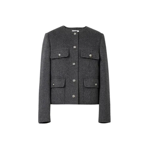 Hopeshow Темно-серый 080 Женское пальто