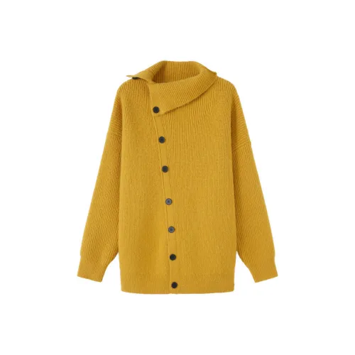 DX.DAXI Тыква Желтый Женские Трикотаж