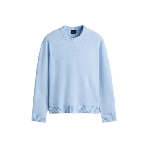 H M Светло-синий Мужской Трикотаж