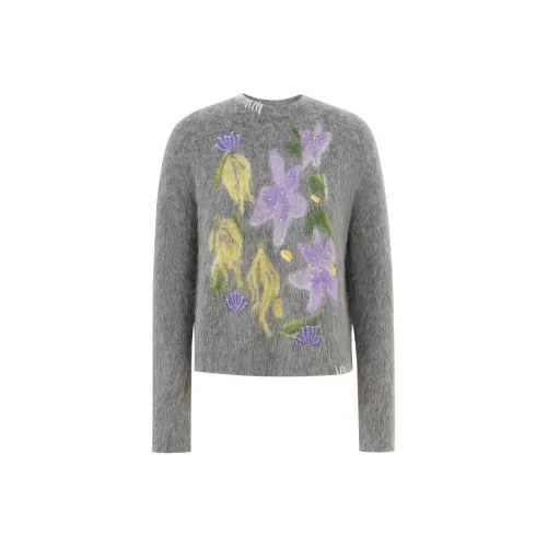 FABRIQUE Свитера для женщин лаймово-серого цвета