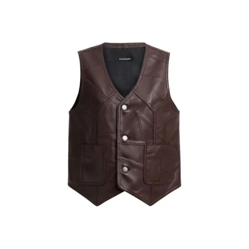 COACH Кленовый Коричневый Унисекс Жилеты