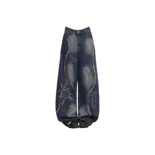 CAT'S PAW Унисекс Джинсы