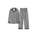 Мужской, черный, белый, клетка