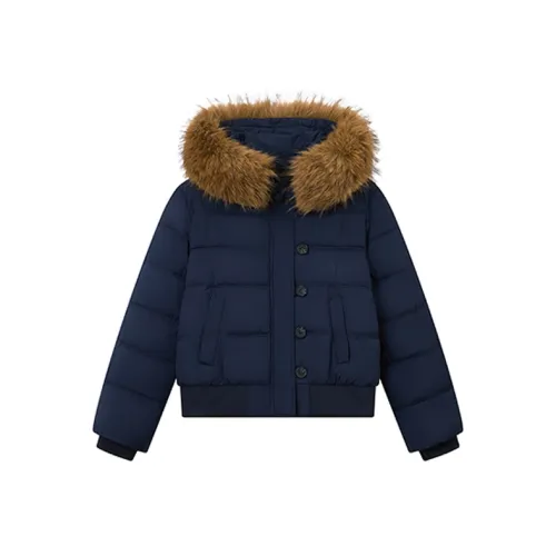 ZUKIZUKI Темно-синий синий женский пуховик