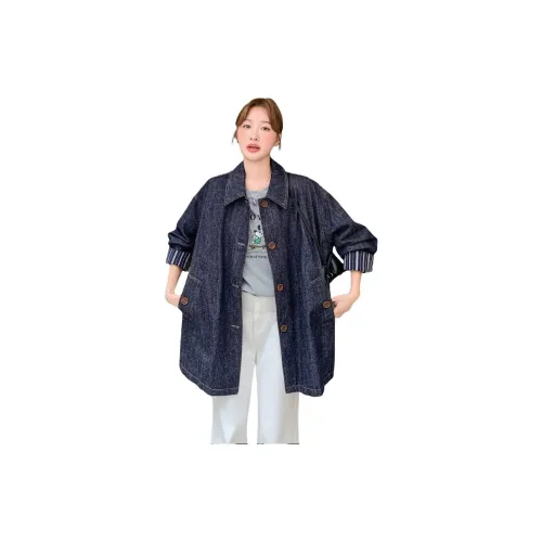 MEXICAN Джинсовый синий Женские Джинсовые куртки