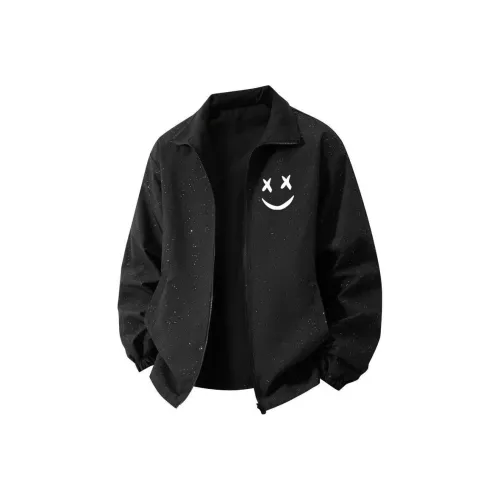 Wooden Rabbit Свободный крой Тонкий Двусторонний Принт Звездное небо Куртка Мужская