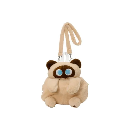 WXRX Плюшевые сумки через плечо хаки черный