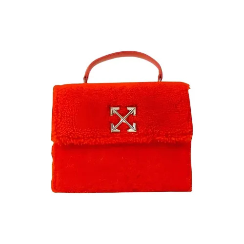 Off Белый Сумка Женская Однотонная Красная