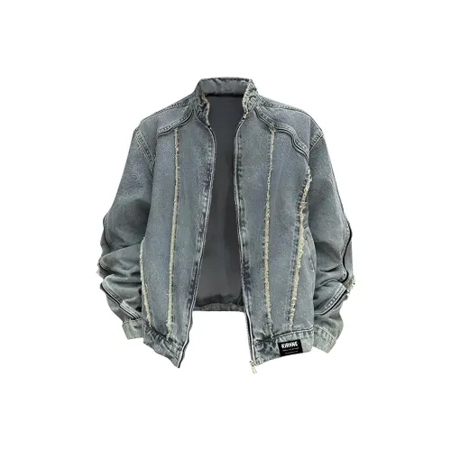 KIRHNE Синий Унисекс Джинсовые куртки