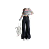 Джинсовый синий, длина до щиколотки