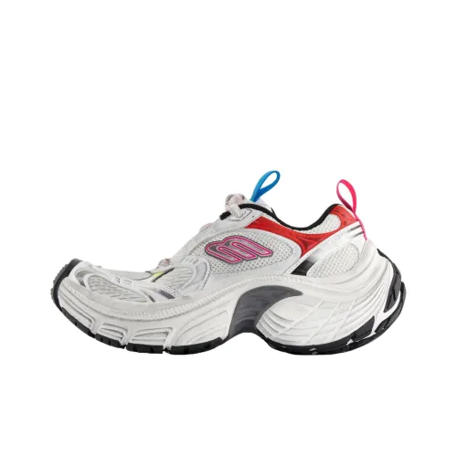 Balenciaga 6XL Низкий Топ Толстая Подошва Кроссовки Женские Белые