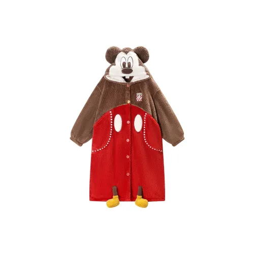GUKOO x Disney Mickey Банные халаты Женские Шоколад