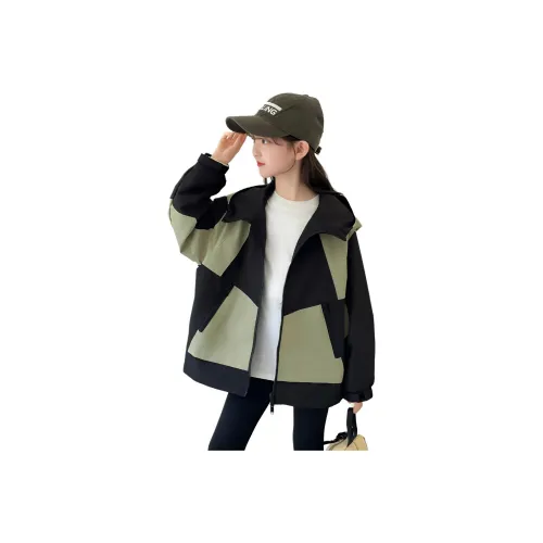 ZHIO Ветровка Осенний Зимний Подростки