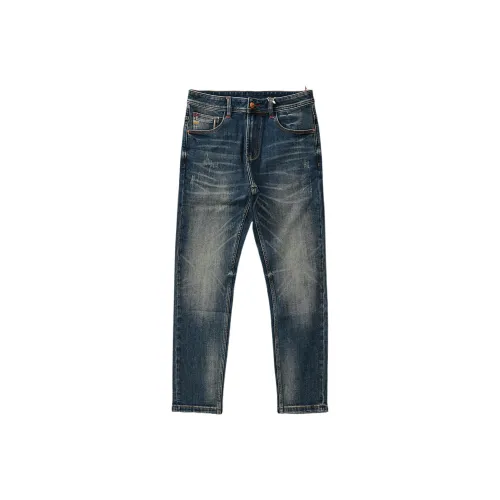 MAREA VESUVIO Синий Мужской Джинсы