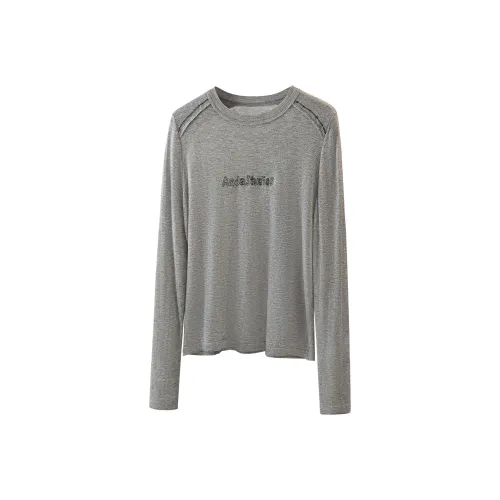 SIBAISHE Светло-серый Женский Трикотаж