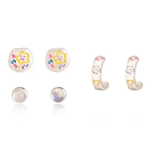 BHI Сплав Серьги-гвоздики Женские