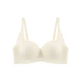 Пудинговый молочный белый [девичий, с оборками, размер бюстгальтера]