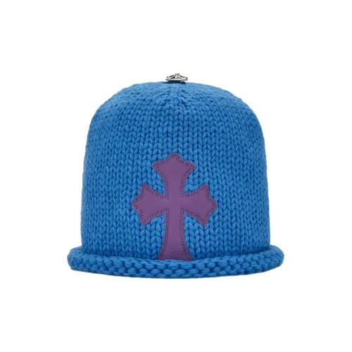 Chrome Hearts Натуральная кожа Шапки-бини Унисекс Синий