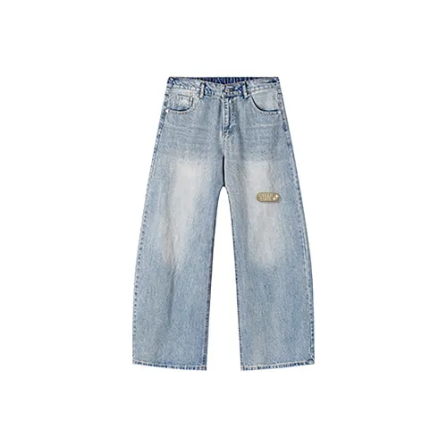 CHEER ZONE Синий Унисекс Джинсы