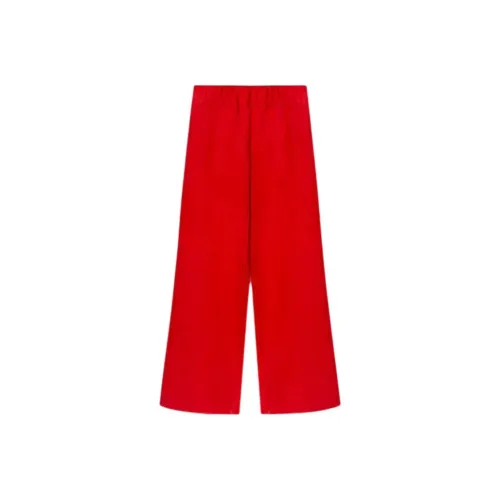 AERON Rouge Женские Кожаные Штаны