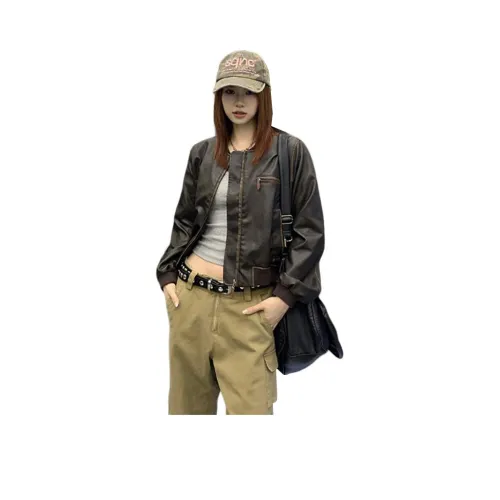 MUCCHIC Коричневый Женский Куртки