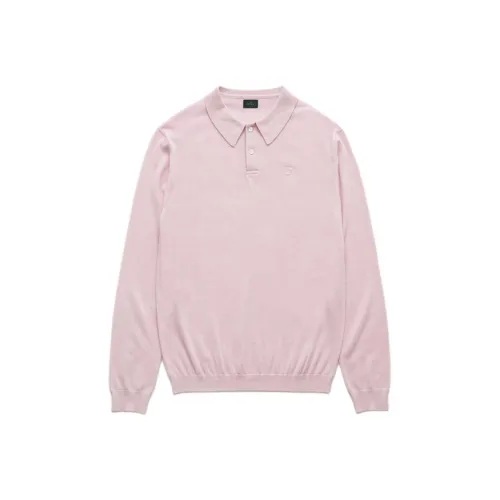 The Barnnet FW25 Eight Milk OVERSIZED Кашемир Wimblyn KNIT Рубашка_Розовый Поло Унисекс