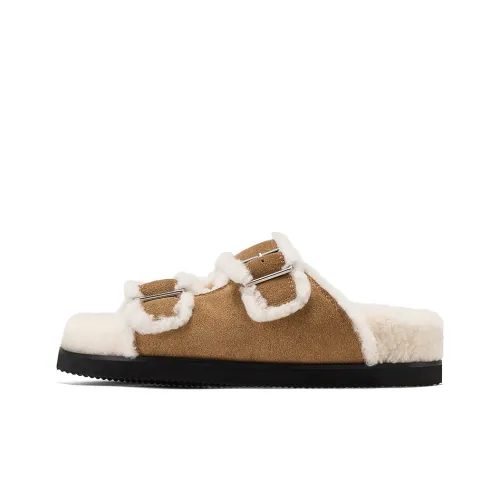 GG CC Plush Plush Slippers Women's GG CC Плюшевые Слипоны Женские