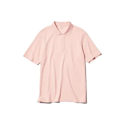 UNIQLO Розовое унисекс-поло