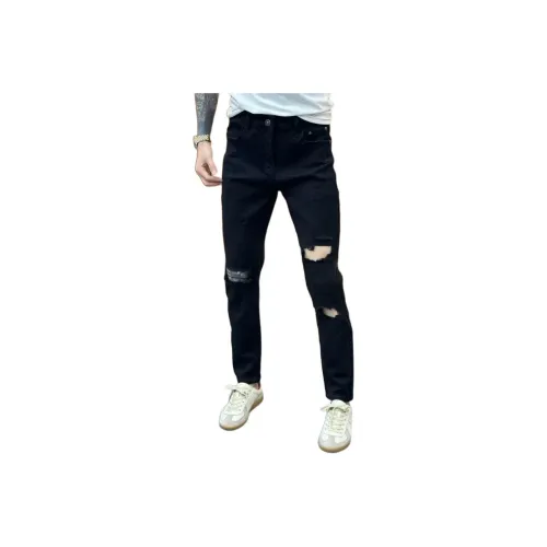 HIPHOPPUNKS Мужские черные джинсы