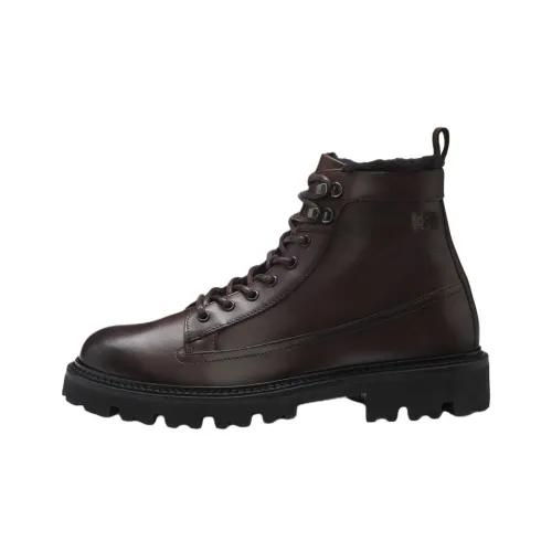 Hugo Boss Короткий Мартин Ботин Мужской Темно-Коричневый