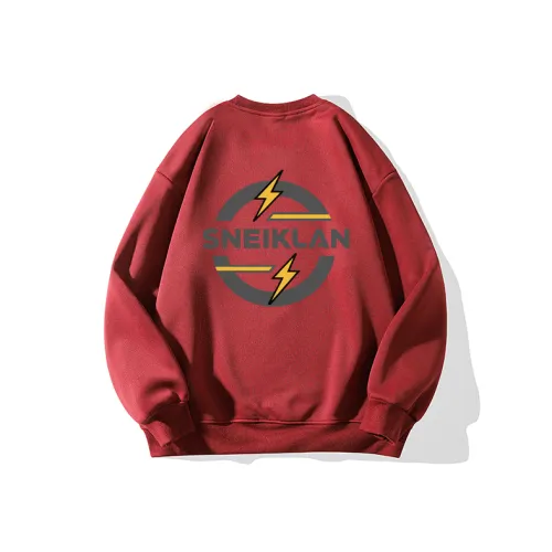 SNEIKLAU Red Unisex Свитшоты