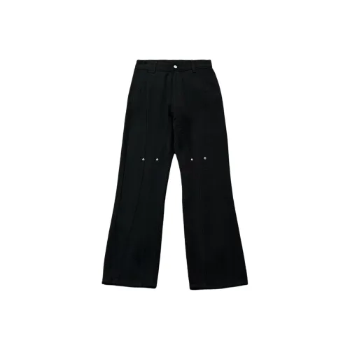 NRXX Мужские HIGH RISE Джинсы Модные Маленькие Студенческие Удобные Подростковые Прямой крой Брюки с обтрепанным краем Мужские