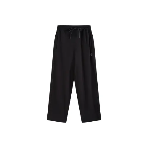 FUN Черные мужские вязаные тренировочные штаны