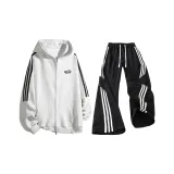 Белый, Фотиния, Серый, Топ, Черные Штаны